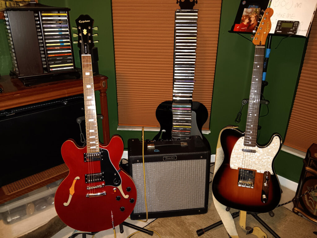 Epi ES-335 Pro and Squier CV '60s Telecaster